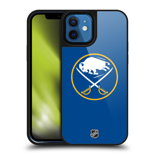 NHL Buffalo Sabres Plain Gel Armour Case For Apple iPhone 12 / iPhone 12 Pro