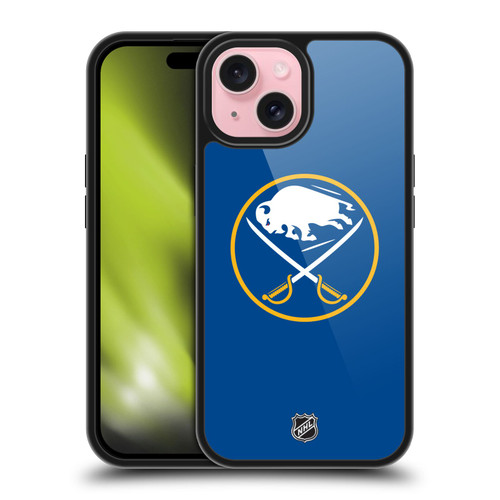 NHL Buffalo Sabres Plain Gel Armour Case For Apple iPhone 15