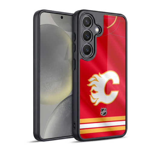 NHL Calgary Flames Jersey Gel Armour Case For Samsung Galaxy S24 5G