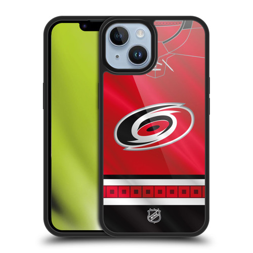 NHL Carolina Hurricanes Jersey Gel Armour Case For Apple iPhone 14