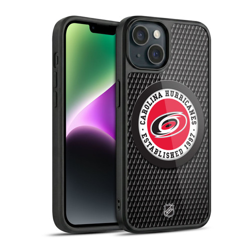 NHL Carolina Hurricanes Puck Texture Gel Armour Case For Apple iPhone 14