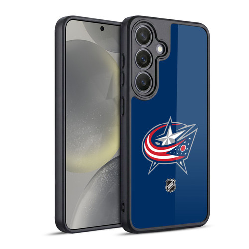 NHL Columbus Blue Jackets Plain Gel Armour Case For Samsung Galaxy S24 5G