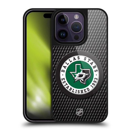 NHL Dallas Stars Puck Texture Gel Armour Case For Apple iPhone 14 Pro