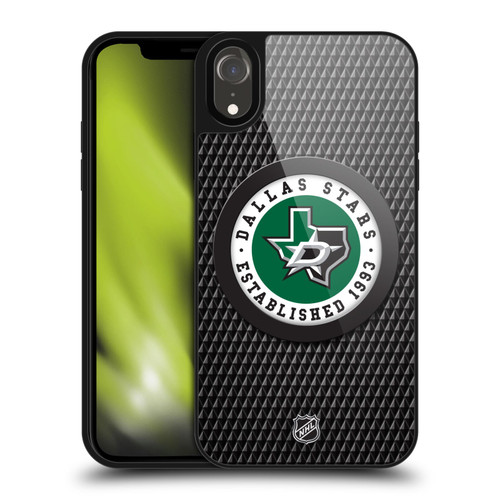 NHL Dallas Stars Puck Texture Gel Armour Case For Apple iPhone XR