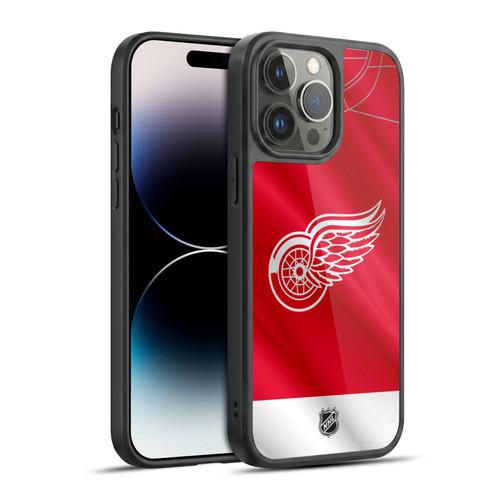 NHL Detroit Red Wings Jersey Gel Armour Case For Apple iPhone 14 Pro Max