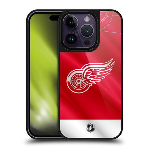 NHL Detroit Red Wings Jersey Gel Armour Case For Apple iPhone 14 Pro