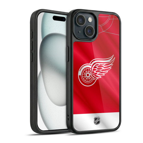 NHL Detroit Red Wings Jersey Gel Armour Case For Apple iPhone 15