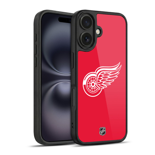 NHL Detroit Red Wings Plain Gel Armour Case For Apple iPhone 16