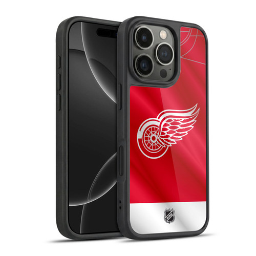NHL Detroit Red Wings Jersey Gel Armour Case For Apple iPhone 16 Pro