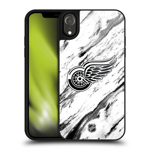 NHL Detroit Red Wings Marble Gel Armour Case For Apple iPhone XR