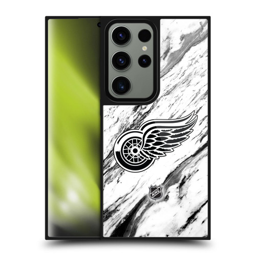 NHL Detroit Red Wings Marble Gel Armour Case For Samsung Galaxy S24 Ultra 5G