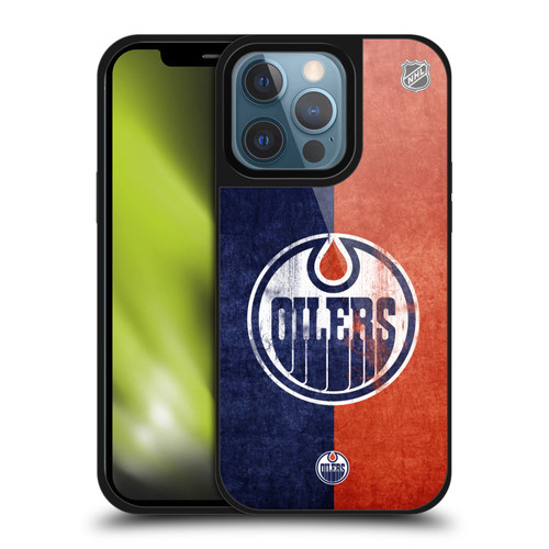 NHL Edmonton Oilers Half Distressed Gel Armour Case For Apple iPhone 13 Pro