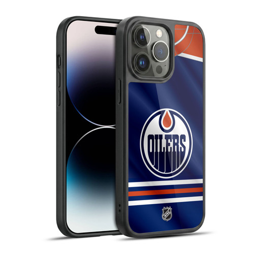 NHL Edmonton Oilers Jersey Gel Armour Case For Apple iPhone 14 Pro Max