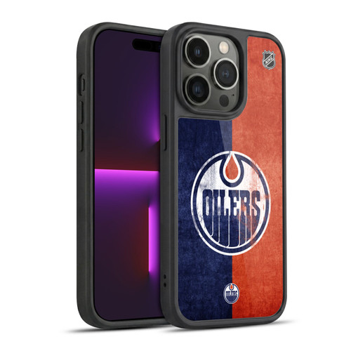 NHL Edmonton Oilers Half Distressed Gel Armour Case For Apple iPhone 14 Pro
