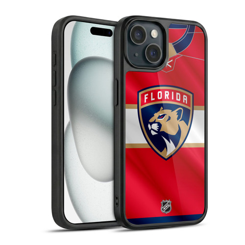 NHL Florida Panthers Jersey Gel Armour Case For Apple iPhone 15