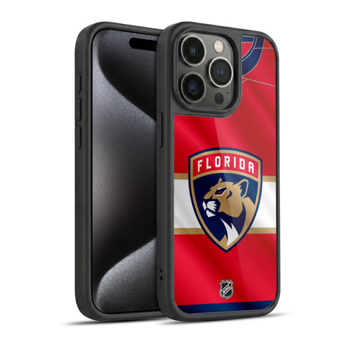NHL Florida Panthers Jersey Gel Armour Case For Apple iPhone 15 Pro