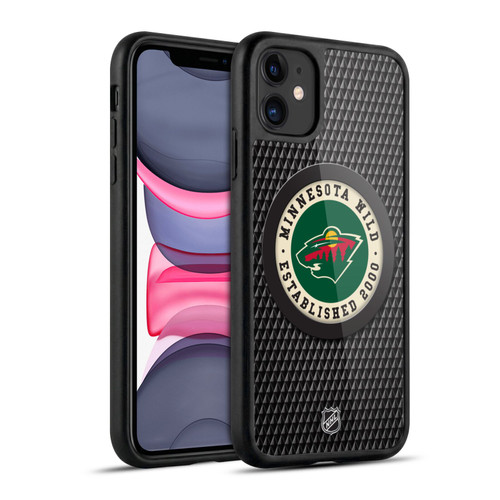 NHL Minnesota Wild Puck Texture Gel Armour Case For Apple iPhone 11