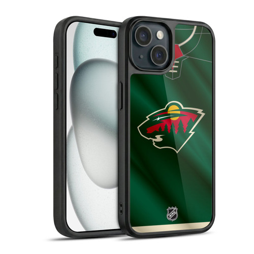 NHL Minnesota Wild Jersey Gel Armour Case For Apple iPhone 15