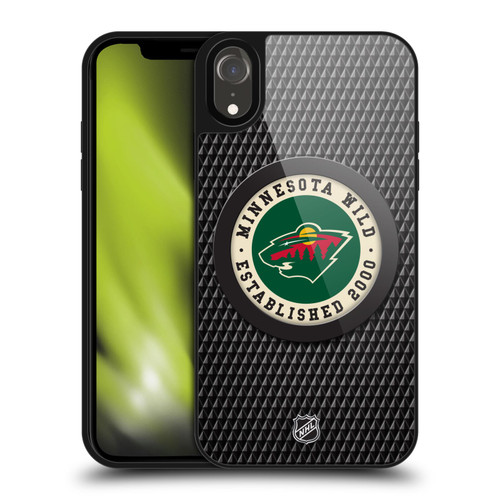 NHL Minnesota Wild Puck Texture Gel Armour Case For Apple iPhone XR NHL Minnesota Wild Puck Texture Gel Armour Case For Apple iPhone XR