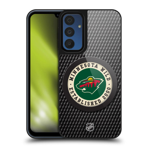NHL Minnesota Wild Puck Texture Gel Armour Case For Samsung Galaxy A15