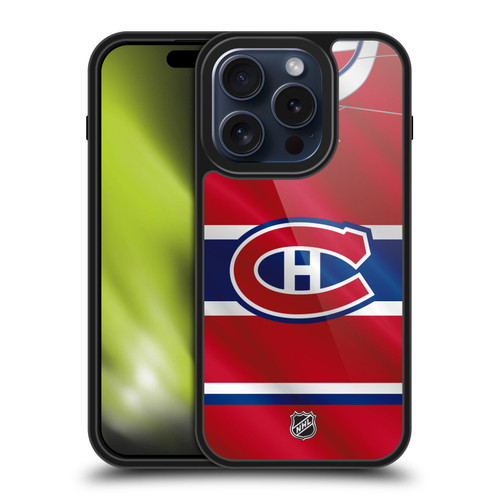 NHL Montreal Canadiens Jersey Gel Armour Case For Apple iPhone 15 Pro