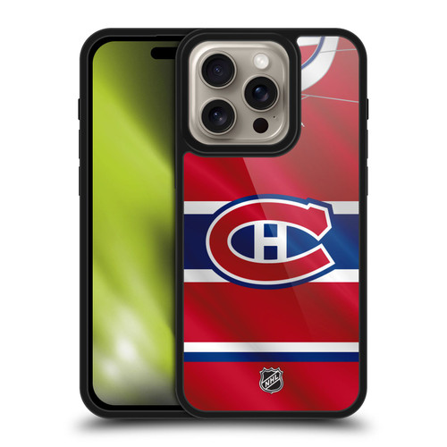 NHL Montreal Canadiens Jersey Gel Armour Case For Apple iPhone 16 Pro
