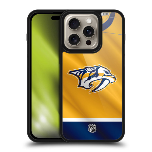 NHL Nashville Predators Jersey Gel Armour Case For Apple iPhone 16 Pro NHL Nashville Predators Jersey Gel Armour Case For Apple iPhone 16 Pro