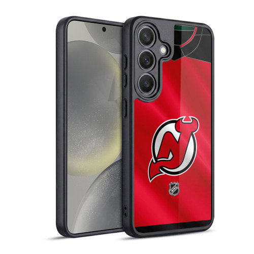 NHL New Jersey Devils Jersey Gel Armour Case For Samsung Galaxy S24 5G