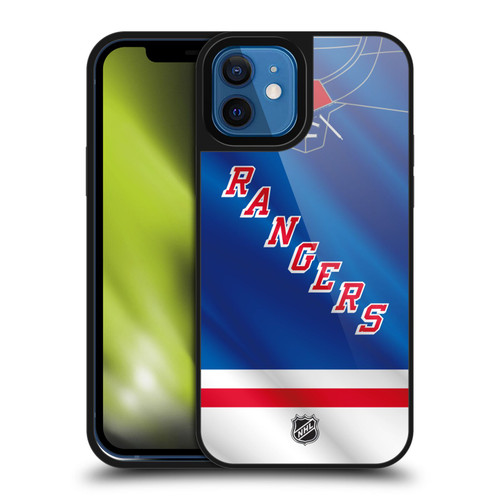 NHL New York Rangers Jersey Gel Armour Case For Apple iPhone 12 / iPhone 12 Pro