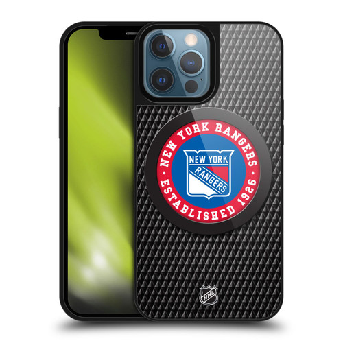 NHL New York Rangers Puck Texture Gel Armour Case For Apple iPhone 13 Pro Max NHL New York Rangers Puck Texture Gel Armour Case For Apple iPhone 13 Pro Max