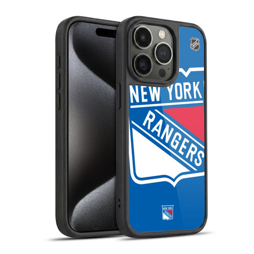 NHL New York Rangers Oversized Gel Armour Case For Apple iPhone 15 Pro