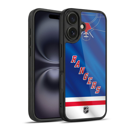 NHL New York Rangers Jersey Gel Armour Case For Apple iPhone 16