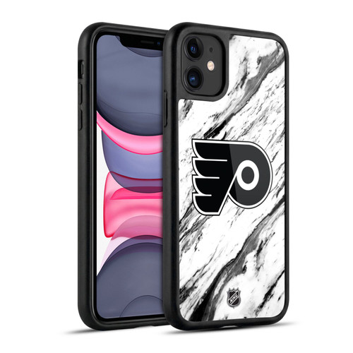 NHL Philadelphia Flyers Marble Gel Armour Case For Apple iPhone 11