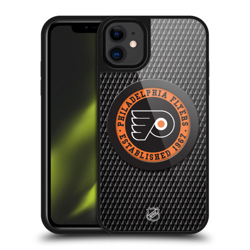 NHL Philadelphia Flyers Puck Texture Gel Armour Case For Apple iPhone 11 NHL Philadelphia Flyers Puck Texture Gel Armour Case For Apple iPhone 11