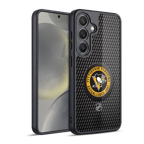 NHL Pittsburgh Penguins Puck Texture Gel Armour Case For Samsung Galaxy S24 5G
