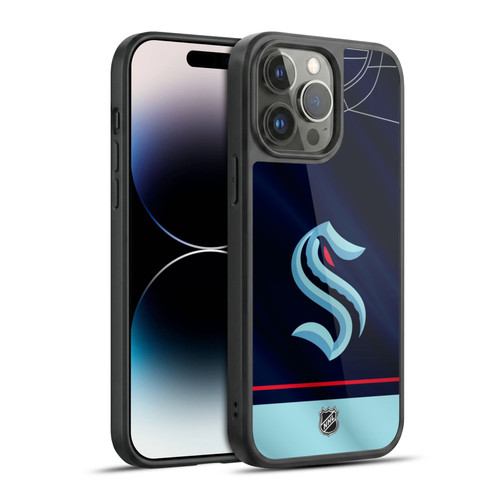 NHL Seattle Kraken Jersey Gel Armour Case For Apple iPhone 14 Pro Max