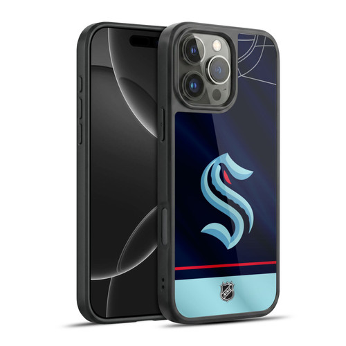 NHL Seattle Kraken Jersey Gel Armour Case For Apple iPhone 16 Pro Max