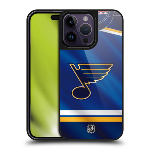 NHL St Louis Blues Jersey Gel Armour Case For Apple iPhone 14 Pro Max