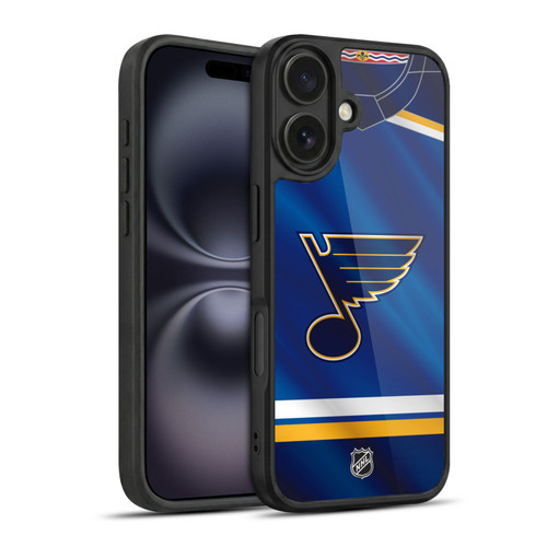 NHL St Louis Blues Jersey Gel Armour Case For Apple iPhone 16