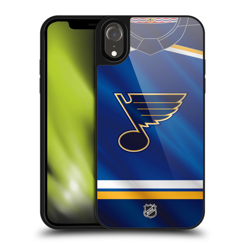 NHL St Louis Blues Jersey Gel Armour Case For Apple iPhone XR NHL St Louis Blues Jersey Gel Armour Case For Apple iPhone XR