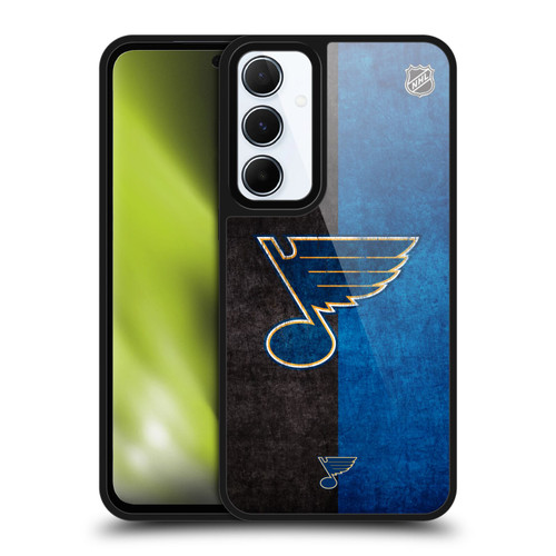NHL St Louis Blues Half Distressed Gel Armour Case For Samsung Galaxy A55 5G NHL St Louis Blues Half Distressed Gel Armour Case For Samsung Galaxy A55 5G