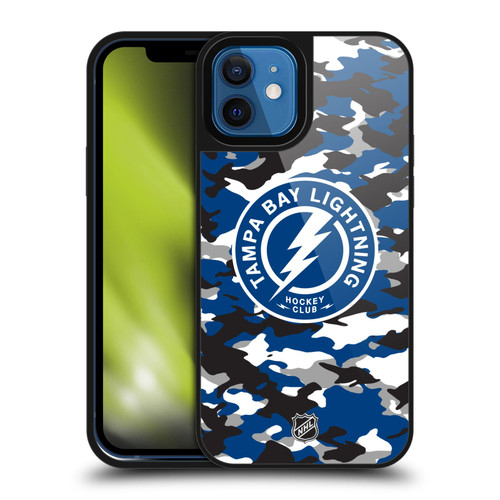 NHL Tampa Bay Lightning Camouflage Gel Armour Case For Apple iPhone 12 / iPhone 12 Pro NHL Tampa Bay Lightning Camouflage Gel Armour Case For Apple iPhone 12 / iPhone 12 Pro