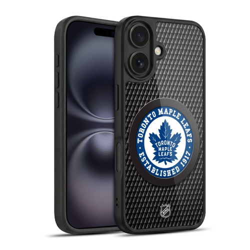 NHL Toronto Maple Leafs Puck Texture Gel Armour Case For Apple iPhone 16