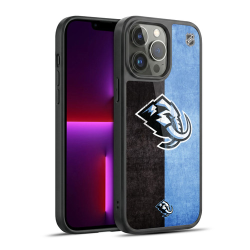 NHL Utah Mammoth Half Distressed Gel Armour Case For Apple iPhone 13 Pro Max
