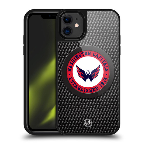 NHL Washington Capitals Puck Texture Gel Armour Case For Apple iPhone 11