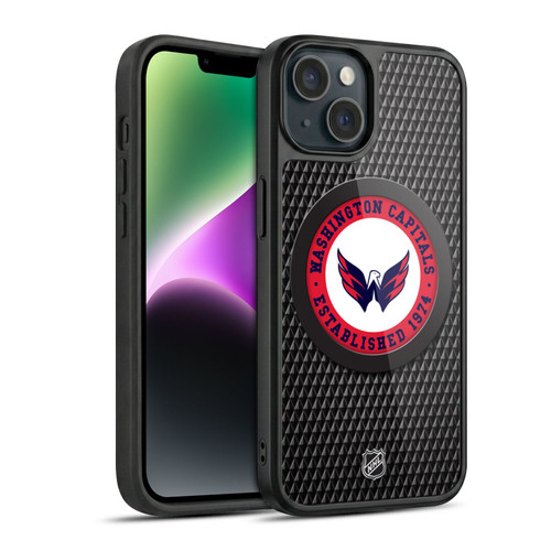 NHL Washington Capitals Puck Texture Gel Armour Case For Apple iPhone 14