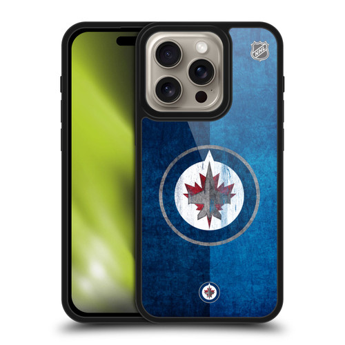 NHL Winnipeg Jets Half Distressed Gel Armour Case For Apple iPhone 16 Pro NHL Winnipeg Jets Half Distressed Gel Armour Case For Apple iPhone 16 Pro