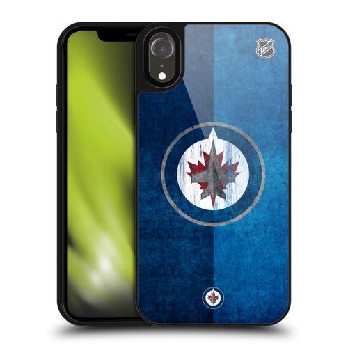 NHL Winnipeg Jets Half Distressed Gel Armour Case For Apple iPhone XR