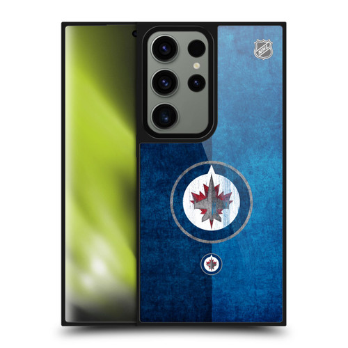 NHL Winnipeg Jets Half Distressed Gel Armour Case For Samsung Galaxy S24 Ultra 5G