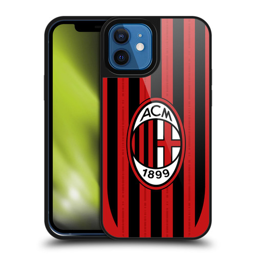 AC Milan 2024/25 Crest Kit Home Gel Armour Case For Apple iPhone 12 / iPhone 12 Pro